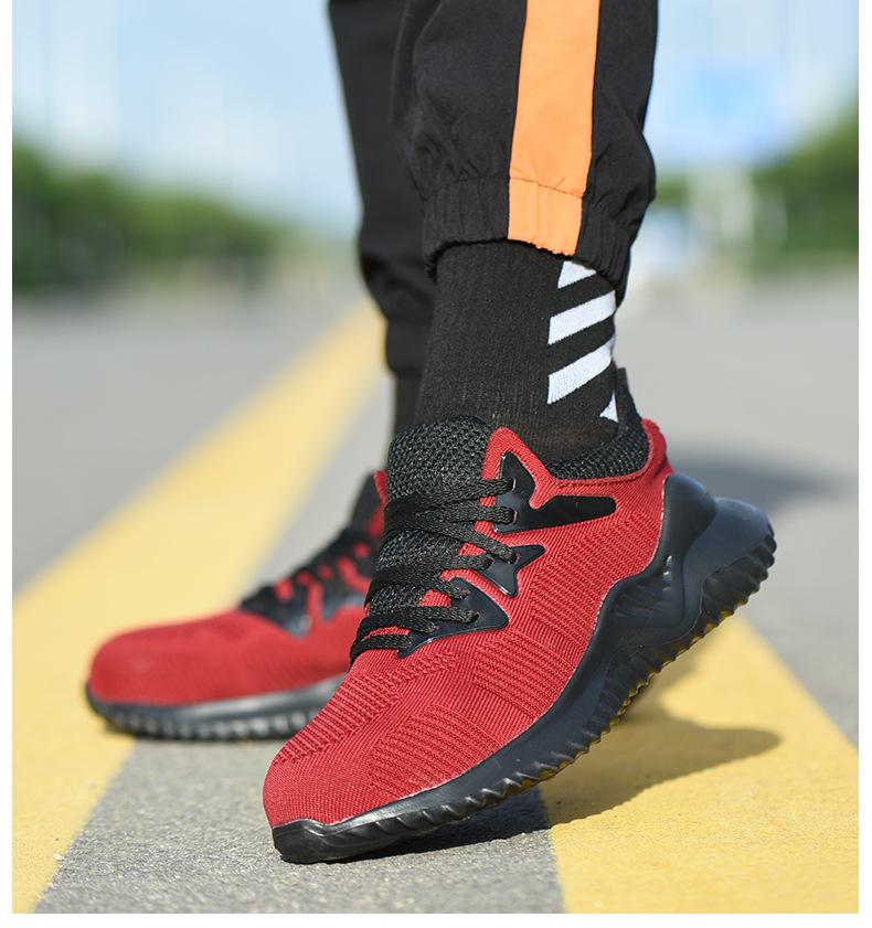 Cross-Border Safety Shoes: Breathable, Lightweight, Anti-Smash, Anti-Puncture for Men's and Women's Comfort During Long Wear