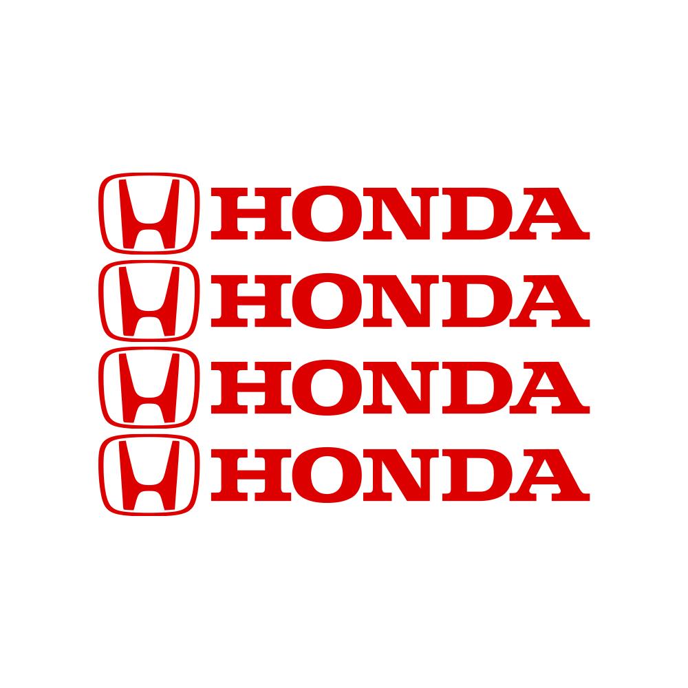 nlcp2 4pcs Car Emblem Stickers Door Handle Mirrors Wiper Decoration Accessories For Honda Civic Varadero Xl1000 Xadv 750 Vt600 Forza