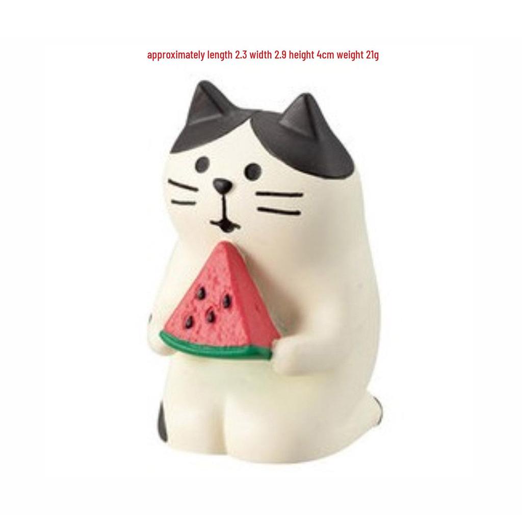 Japanese Style Cat Resin Ornament for Car Console Decoration
