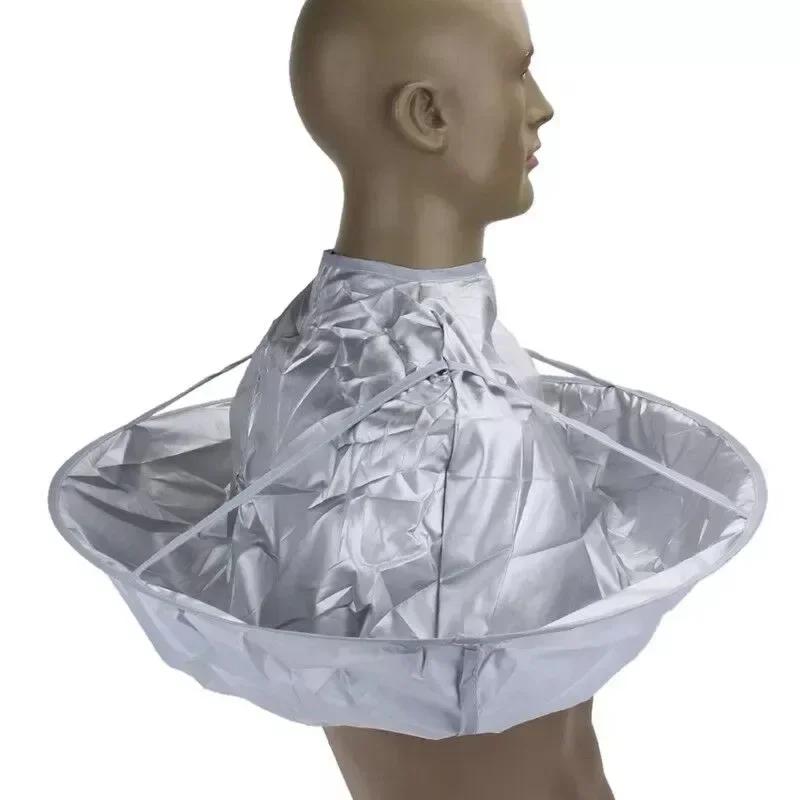 Hair Cut Umbrella&Hairdressing 3pcs/set Capes Haircut Cloak Cloth Hair Dye Three-Dimensional Breathable Household Haircut Tool