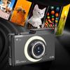 Fotocamera digitale con doppio obiettivo, display IPS, messa a fuoco automatica, zoom, anti-vibrazione, ricaricabile, condivisione wireless, fotocamera selfie Wi-Fi