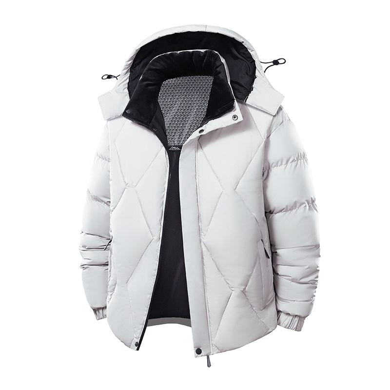 Autumn Winter Men Thick Warm Puffer Jacket Casual Cotton Padded Coat Male Outwear Windproof  Urban Parkas Coats