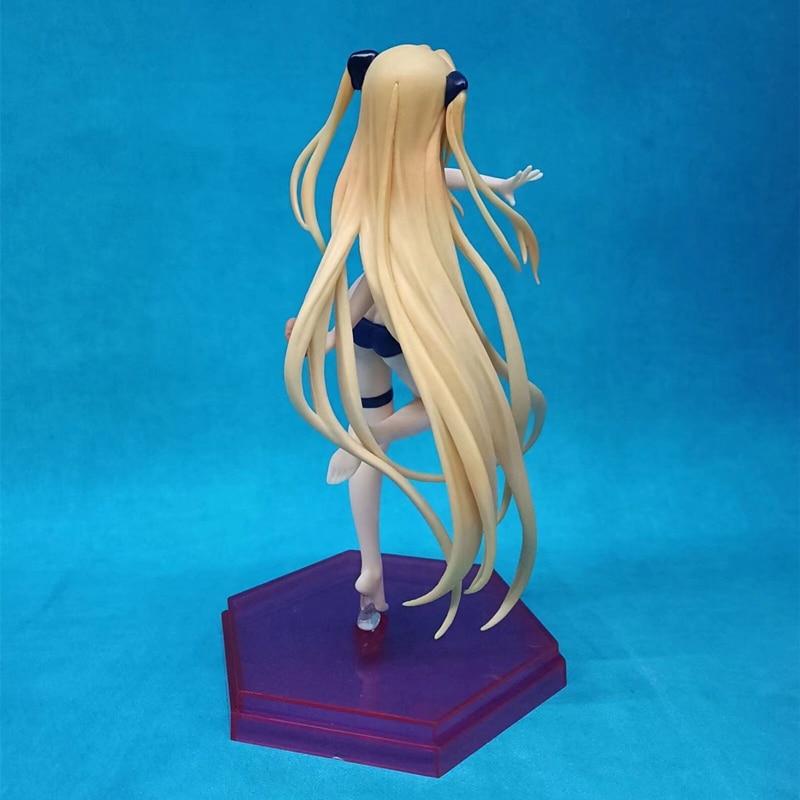 Girl Anime To Love Ru Darkness Golden Darkness Eve Swimsuit Ver .1 /7 Scale Action Figure Figurines Model Toy