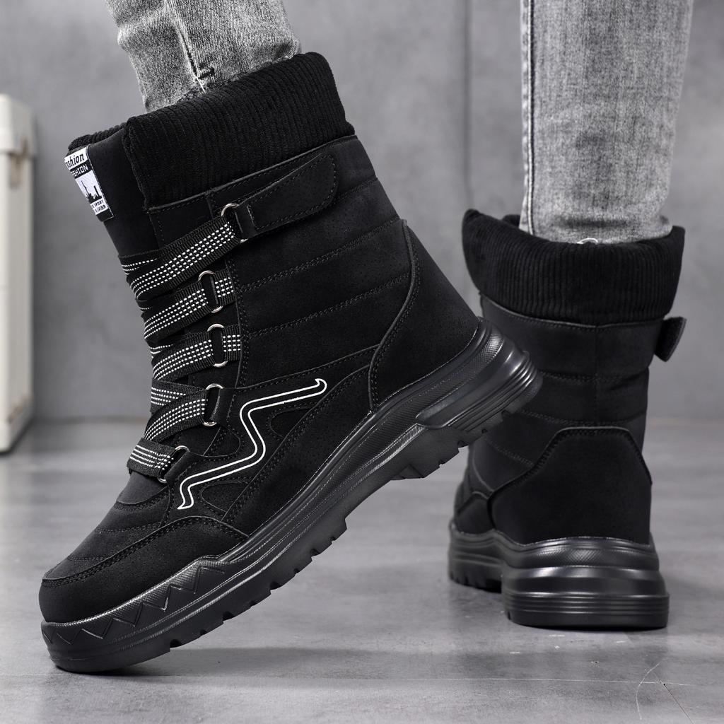 MCTIN Bot Kadın Kışlık Ayakkabı Kalın Sıcak Dış Mekan Ayakkabısı Erkek Kadın Bot Peluş Platform Yüksek Kalite