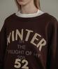 SSIN AND LEE (W) Solive Winter Cotton Sweatshirt Brown