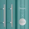 6 Pack Brushed Nickel Stainless Steel Cabinet Pulls, Modern Kitchen Drawer Handles Hardware