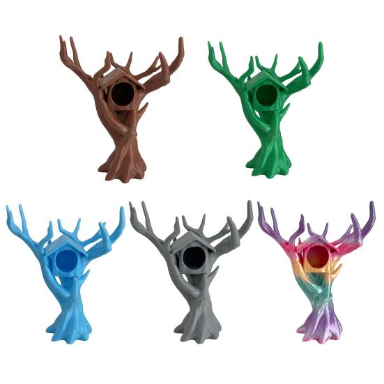 Jumping Spider Tree House Climber Hideout Tree-shaped Spider Hideaway Climbing Hiding Combo House for Small Critters Insect Pets Spider Enclosure