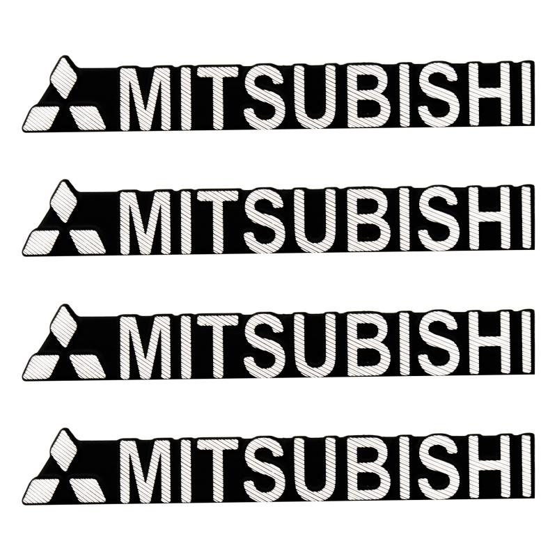 

3D Aluminum Car Audio Decorate Emblem Badge Sticker Decal For Mitsubishi Lancer 10 Xpander Pajero 4 Montero Triton Accessories
