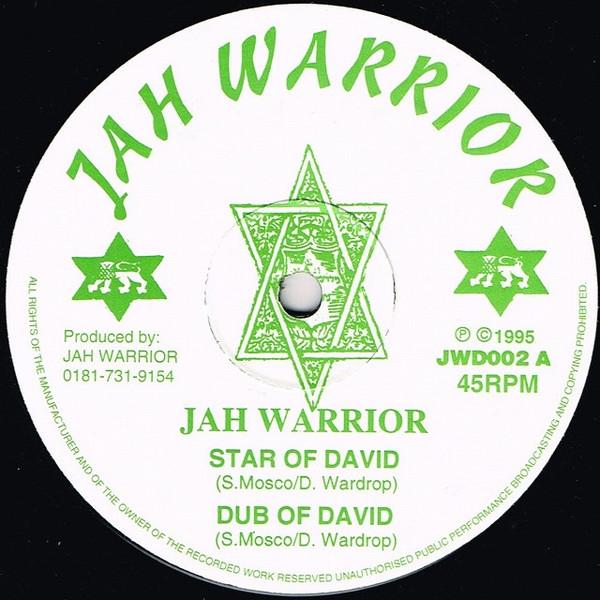 12inch Record JAH WARRIOR - Star Of David / Vampire JWD002 Jah Warrior Rec 1995 UK Reggae, Ska & Dub Used