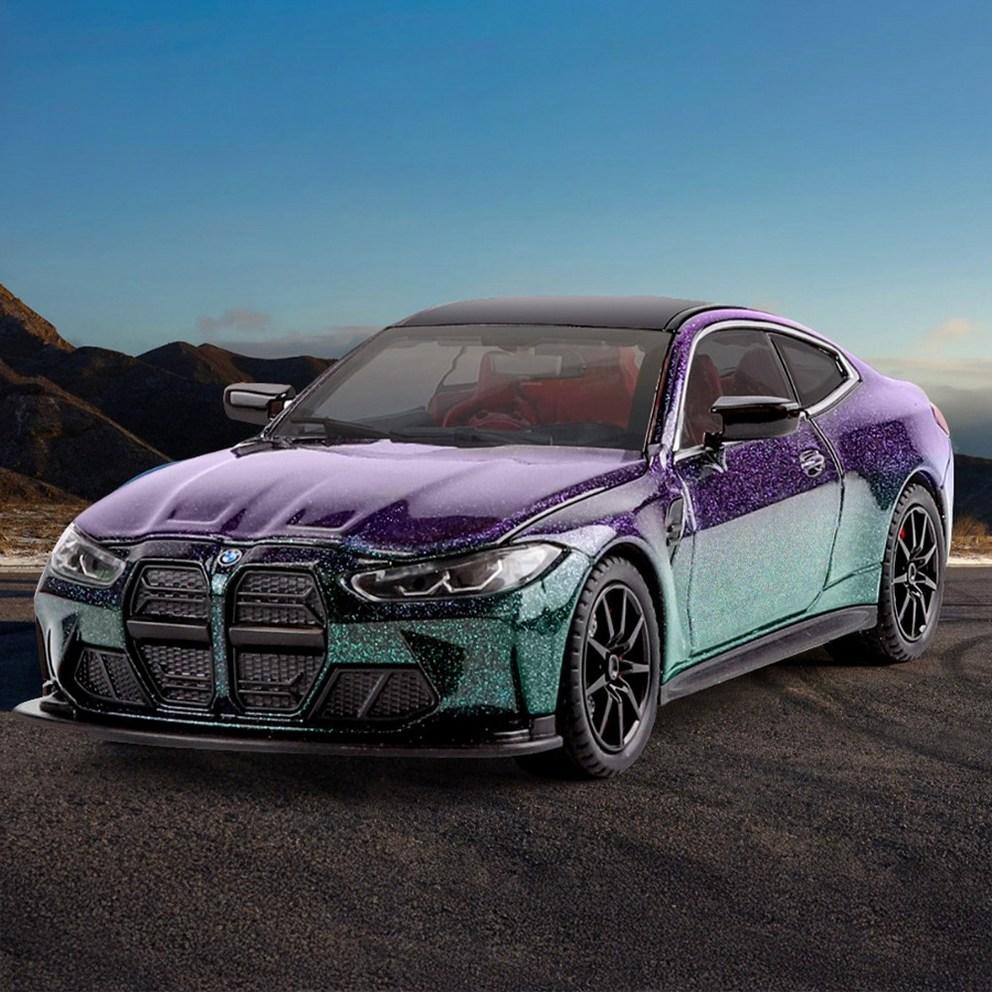 Maika 1:24 Ölçekli Döküm Alaşım BMW M4 Model Araba - Premium Koleksiyonluk Teşhir Figürü (Beyaz)