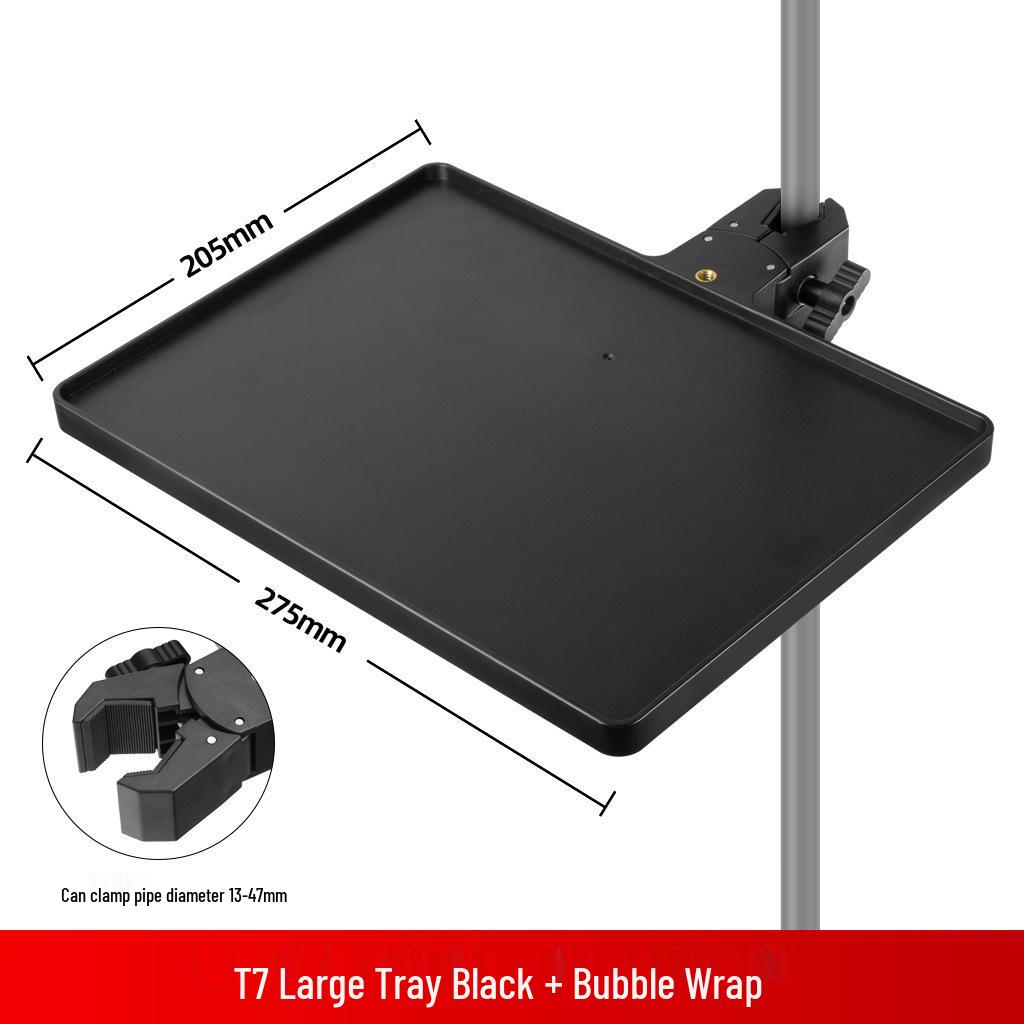 Mobile Phone Tripod with Sound Card, Mic Stand & Tray for Streaming & Photography