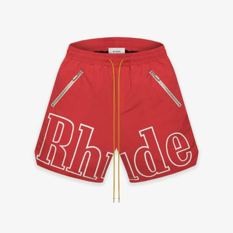 RHUDE Retro Marlboro Patchwork Striped Men's Five-Point Sports Shorts
