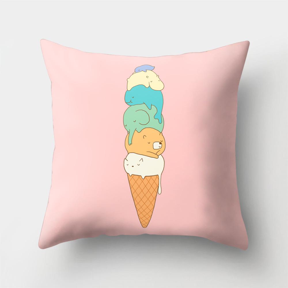 Car Cushion Pillow Case Yiwu Pillow Sofa Pillow Case Creative Home Polyester