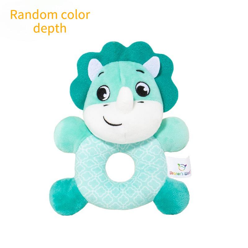 Baby hand cranked bell, baby animal bell hand cranked ring, newborn early education toy