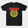 Men Black Print T-shirt Soundgarden No-Cut Transfer Paper Print Cotton Tshirt