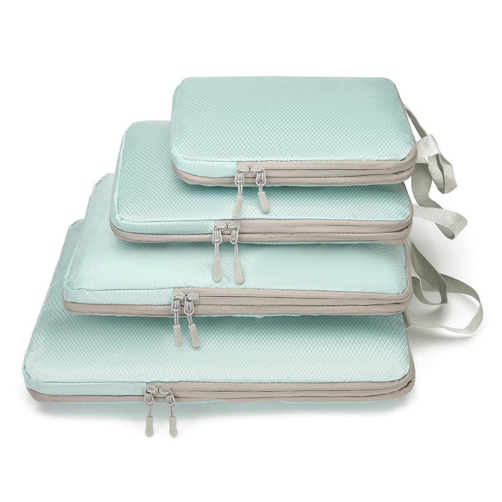 4Pcs Set Luggage Organizer Bags Oxford Cloth Travel Packing Expandable Clothes Storage Bags