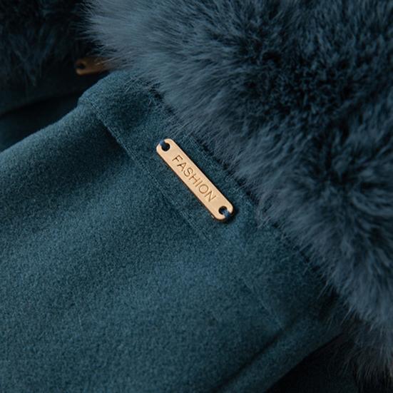 Women Thermal Gloves Warm Winter Gloves with Furry Cuffs Windproof Driving Cycling Skiing Touchscreen Gloves for