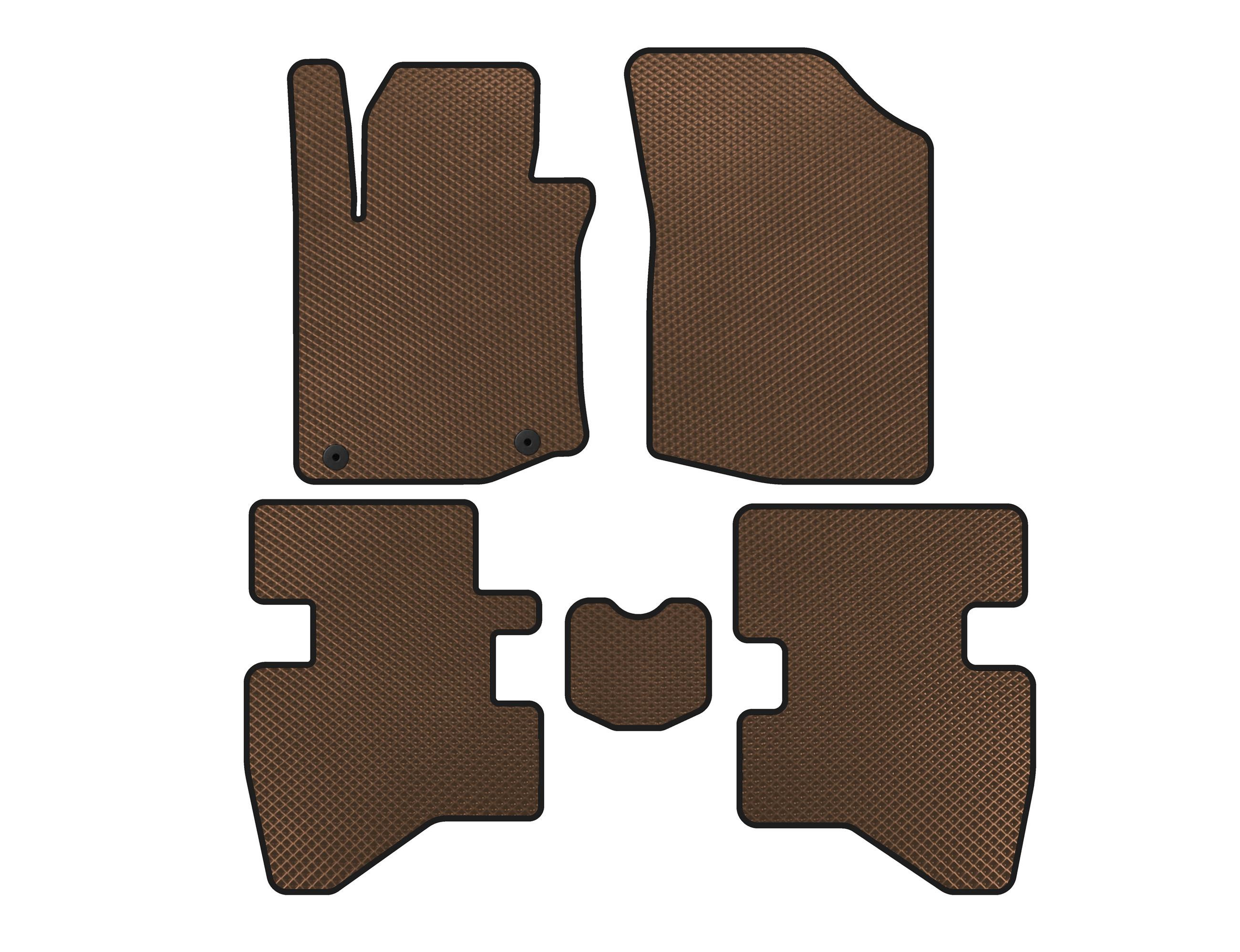 

EVA mats (HB, Brown) for Citroen C-1 2005-2014