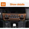For Honda CRV CR-V 5th 2017 2018 2019 2020 2021 2022 ABS Car Air Conditioning Control Knob Panel Trim Cover Interior Accessories