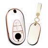[TECART] Mercedes Key Case Key Cover Mercedes Key Chain Benz