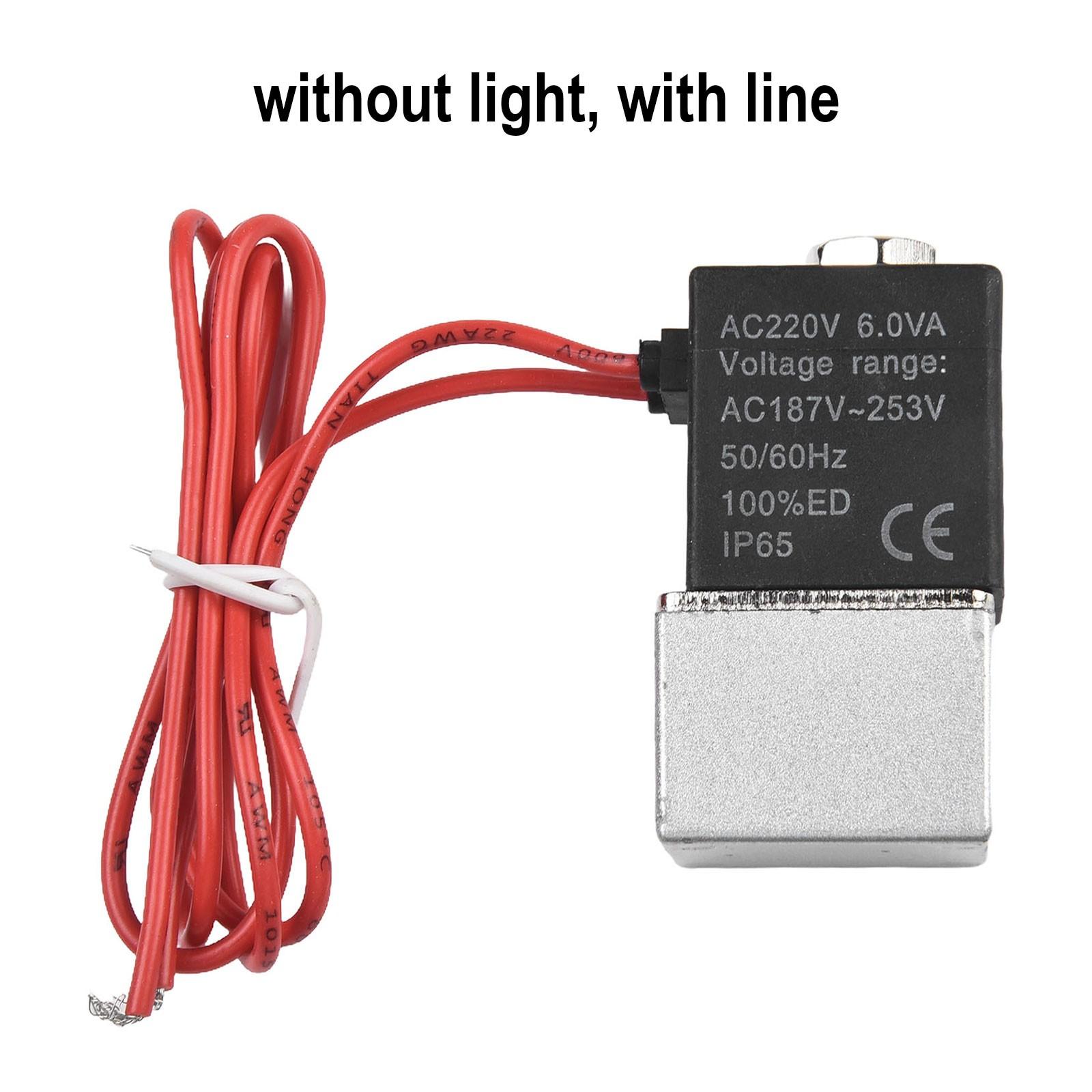 

Аксесуари для повітряного компресора Соленоїдний клапан 2-ходовий Нормально закритий Вуглецева сталь without light