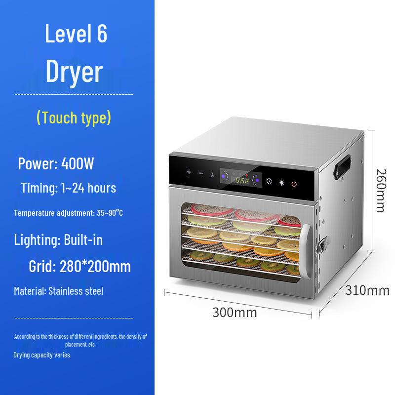 Compact Smart Dehydrator for Vegetables, Fruits, Meat, and Herbs: Multi-functional Household & Commercial Food Dryer