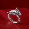 Divine Dragon Tail Ring Female, Niche Design Tail Ring, Personalized High-end Ring, Versatile Jewelry with Temperament.