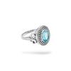 925 Sterling Silver Natural Gemstone Women's Ring, Handmade Pure Silver Ring for Her