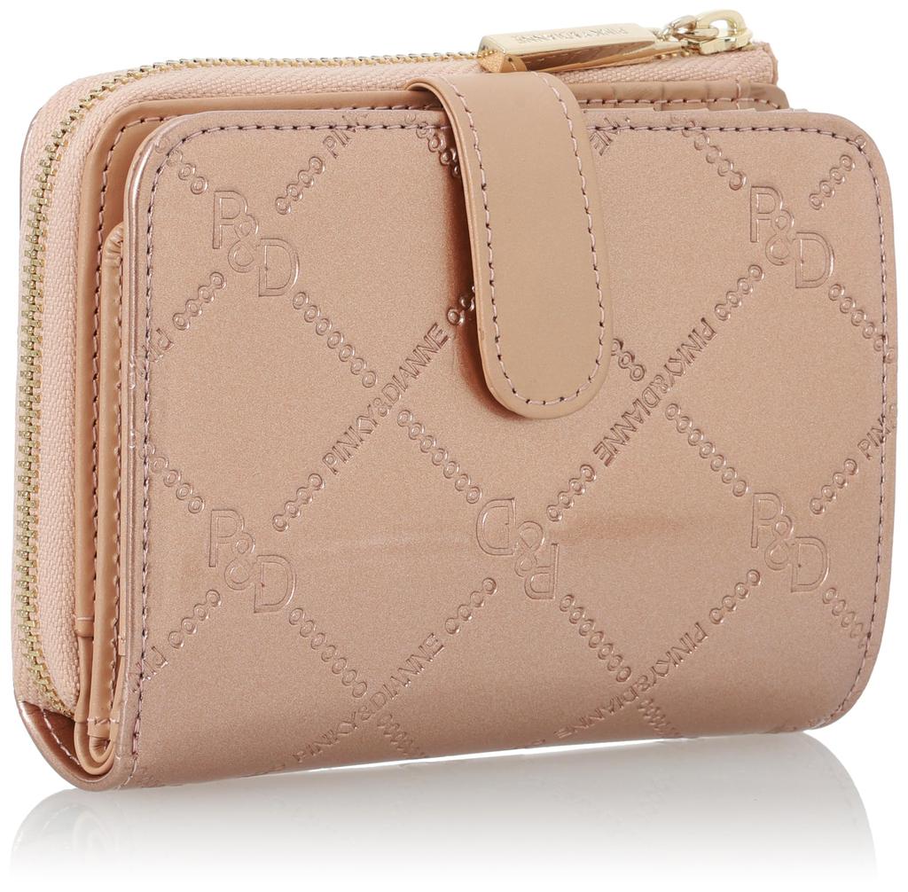 L-shaped zipper folding wallet