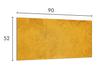 Glass Protective Stovetop Plate 90x52 Gold