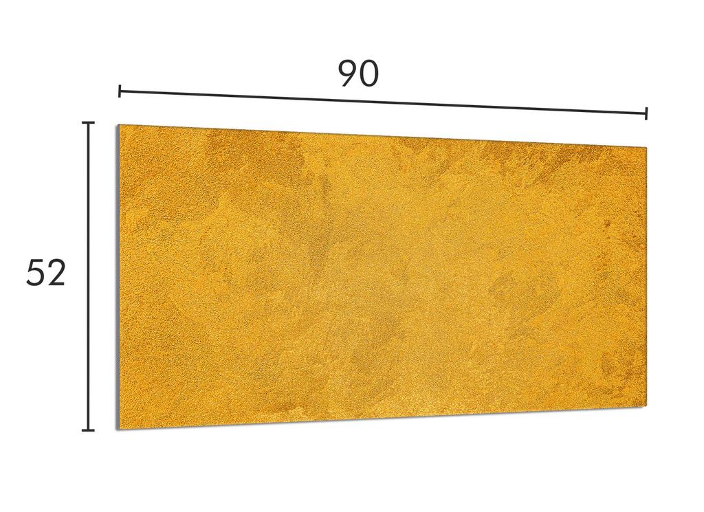 Glass Protective Stovetop Plate 90x52 Gold