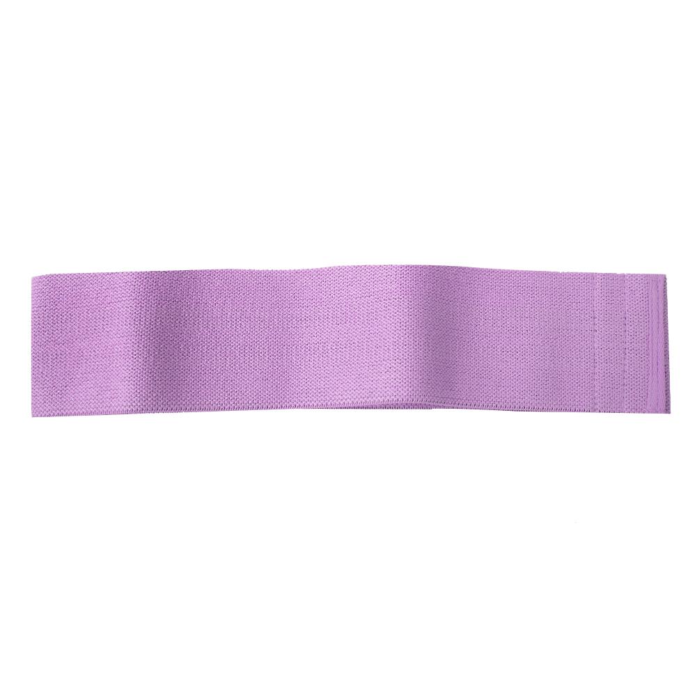 Unisex Anti-Rutsch Hüft-Widerstandsband Schleife Kreis Fitnessstudio Yoga Fitness Übung (Lila S)