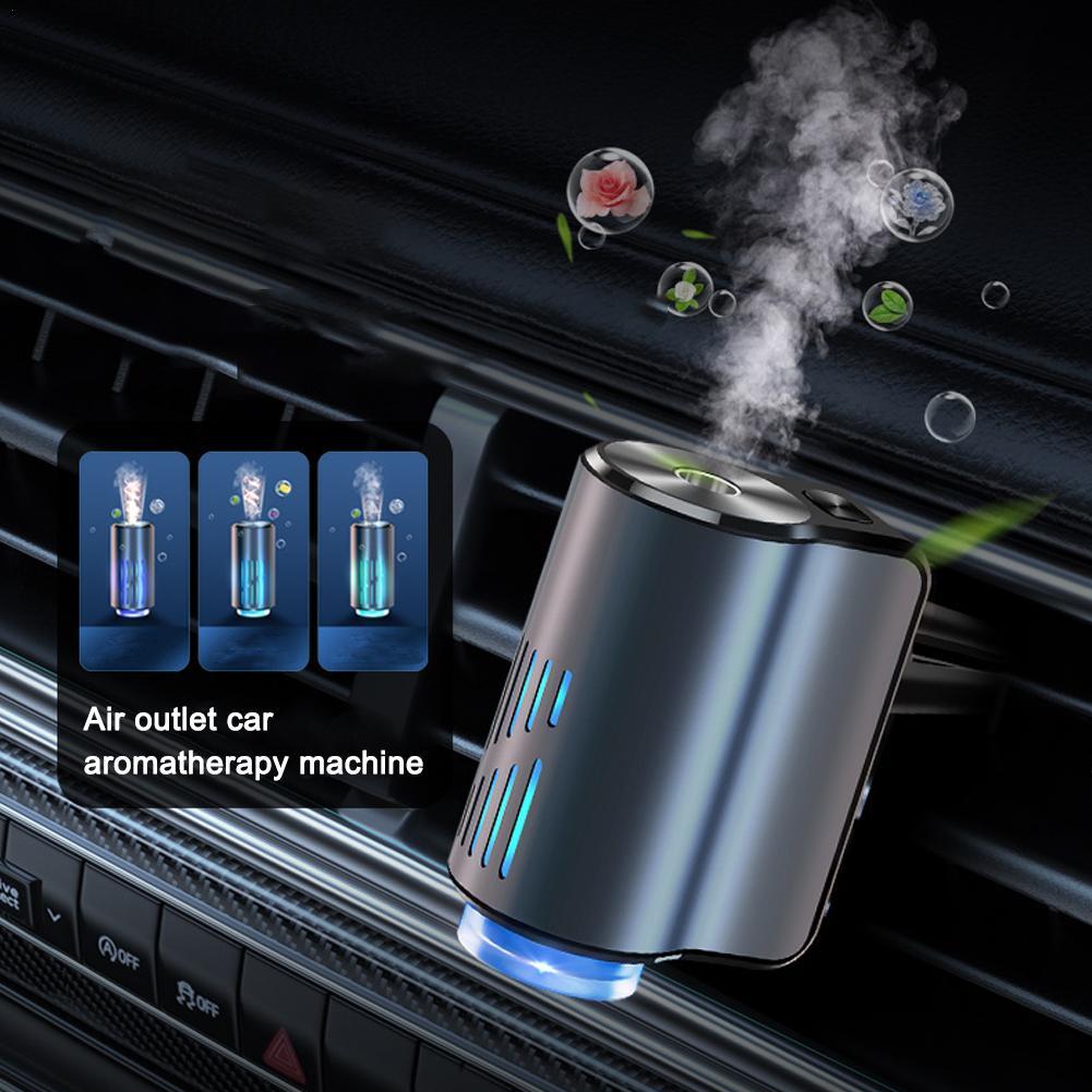 Intelligent Car Mounted Aromatherapy Machine Air Outlet Aluminum Alloy Automatic Spray Odor Removal Purifier Humidifier Freshene