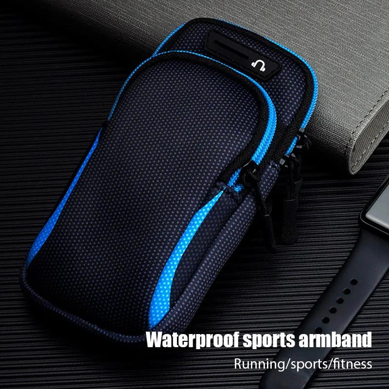 Universal Sport Armband Phone Bag Waterproof Mobile Phone Bag Outside Running Fitness Simple Wrist Bag For iPhone Samsung Xiaomi