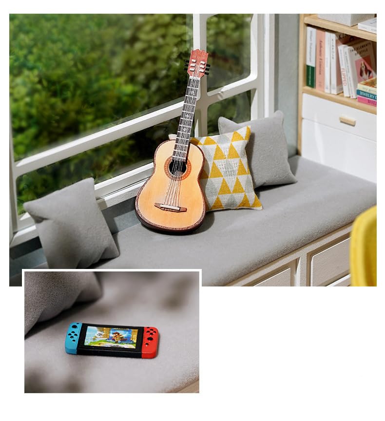 Dollhouse Construction Handmade Craft Cute Room Kit, Kit, Set, Crafts, Miniature, (One 1) [Product]