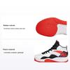 Youth  Childrens Shock Absorbing Non-Slip Durable High-Top Basketball Shoes Kids Basketball Shoes White Black Red A312141105A-1