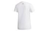 adidas T Shirts Women's White Crew Neck Moderate Straight Fit GL7799