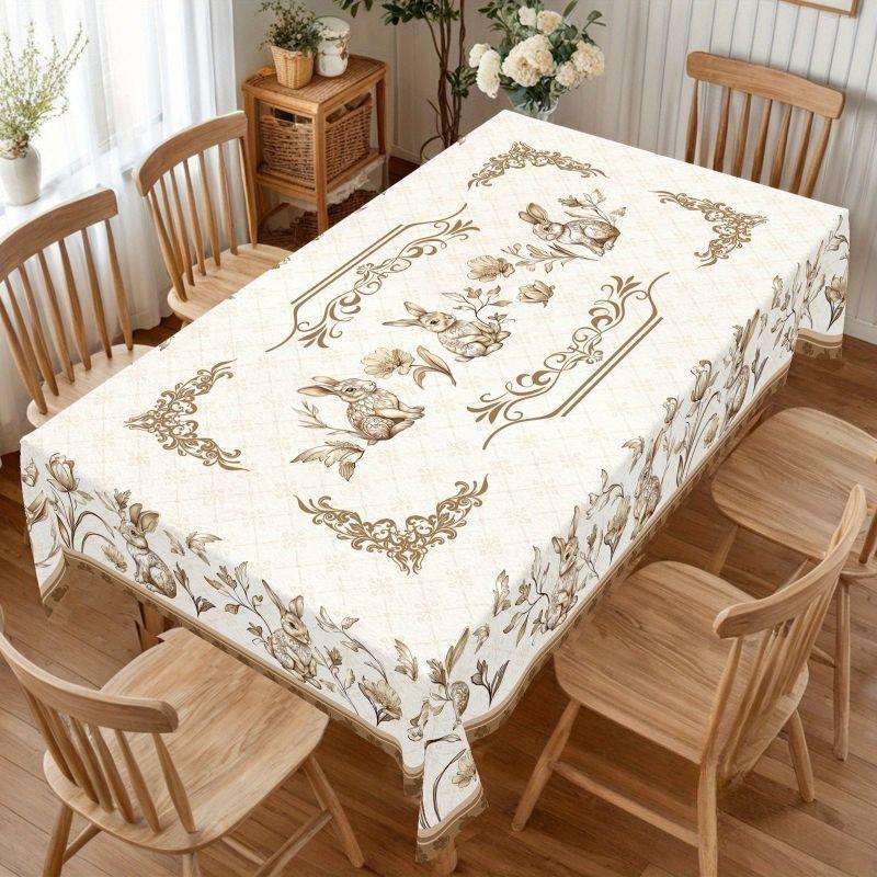 Creative Tablecloth, Home Dining Table, Dustproof, Festive Restaurant Atmosphere, Decorative Tablecloth