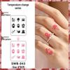 Temperature-Sensitive Succubus Finger Color-Changing Waterproof Tattoo Sticker - Cute Cartoon Design