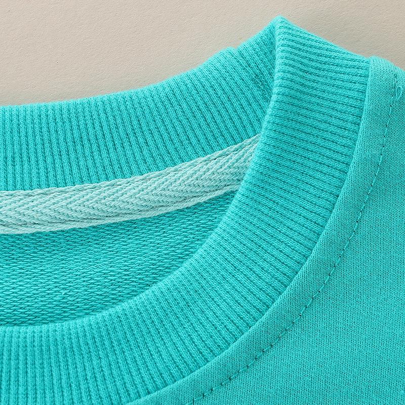 Suéter bordado para meninas de outono: Pulôver de manga comprida estilo europeu e americano