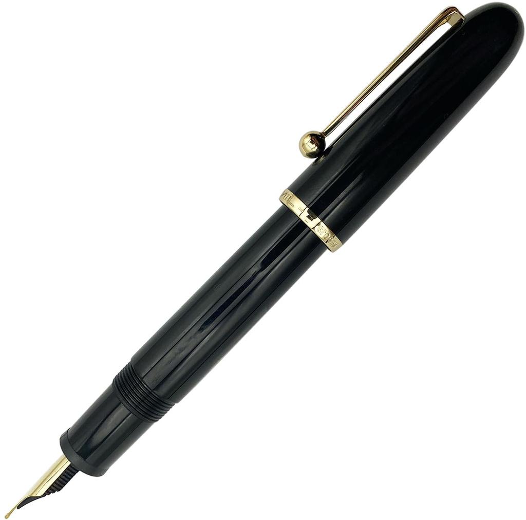 Gullor Acrylic Fountain Heartbeat Fine Nib Pen, Tip, Black, (0.5mm)