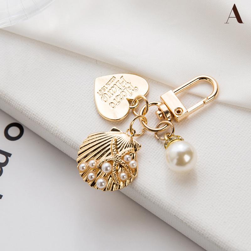 

Подвеска-ракушка из жемчуга брелок женская сумочка рюкзак кулон украшения подарок