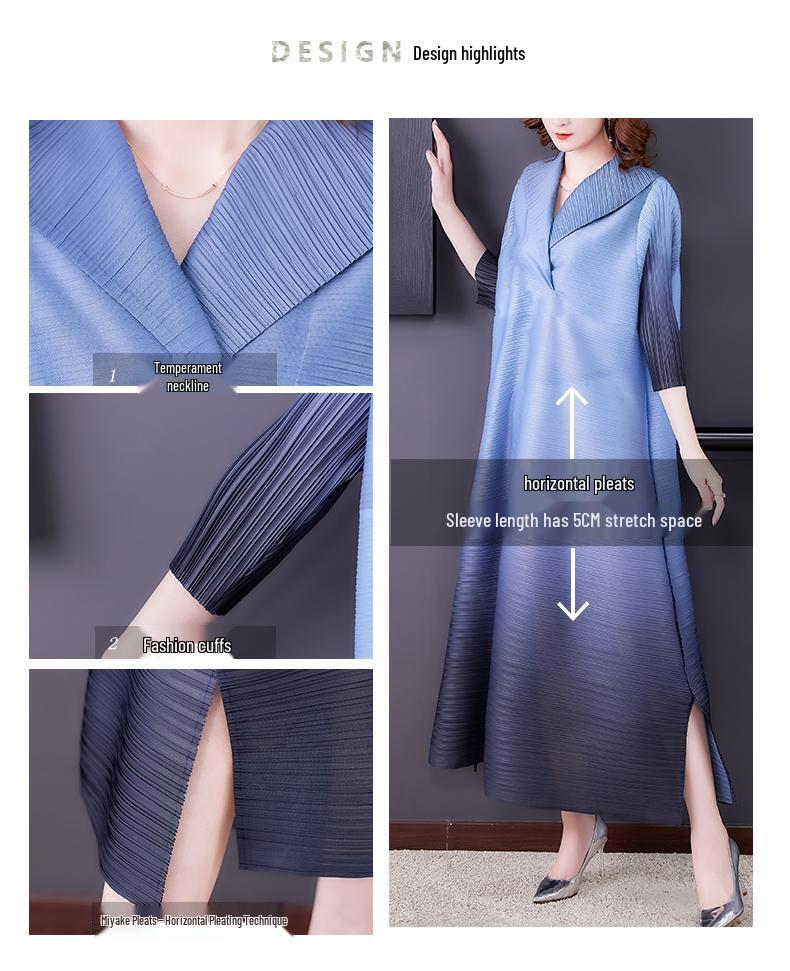 2025 Western-Style Spring/Summer Dress: European & American Loose Fit, Plus Size, Elegant & Fashionable