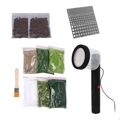 11Pcs Electrostatic Grass Planting Machine Static Applicators DIY Project Craft Scene