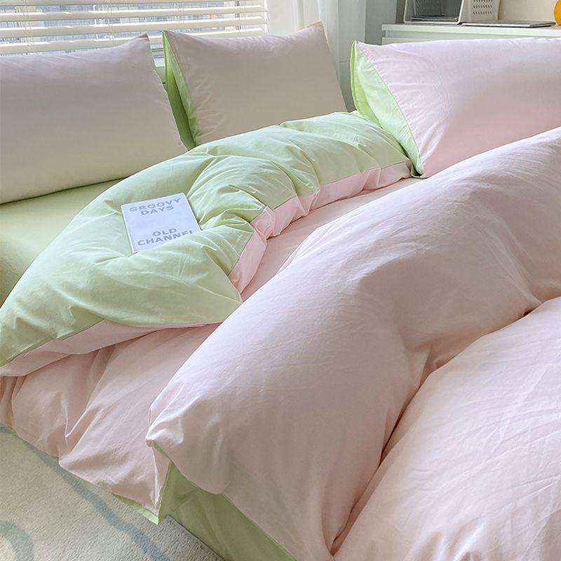Duvet Cover Nordic Modern Fashion Washable Household Bedroom Dormitory Students Queen Bedding Skin-friendly Comfortable Textile