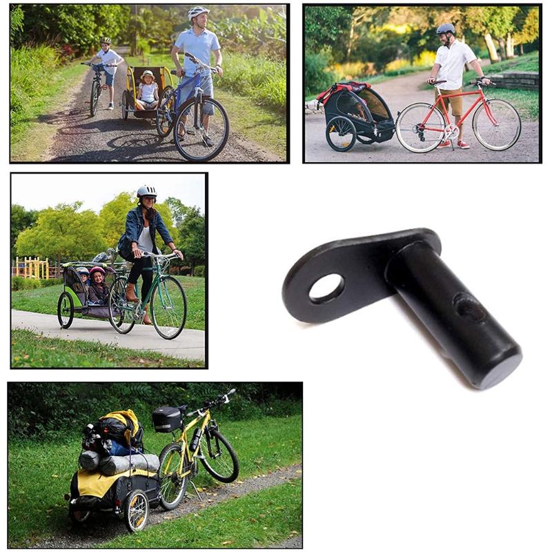 Bicycle Trailer Coupler Bike Trailer Hitch Connector Replacement Steel Hitch Trailer for Children's Trailers & Bicycles