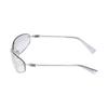 MIU MIU Occhiali da sole rettangolari in metallo con logo Occhiali da sole unisex Argento SMUA50_M1BC_F08H1_C_068