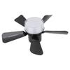 Deckenventilator mit Licht 3 Farben Dimmbar Leise LED Deckenventilatorlampe E26 Schraubsockel Timer