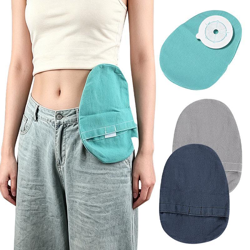 1Pcs Reusable Stoma Cove Pouches Washable Ostomy Bag Protector Adjustable Breathable Colostomy Pouch Cover