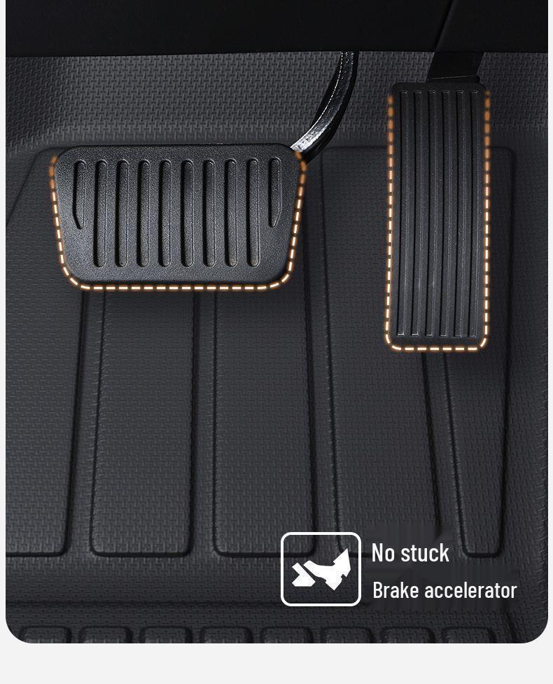 Leapmotor B01 Floor Mats Set: TPE Full Surround, Rear Row & Trunk, Waterproof, New Style.